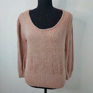 Marled Reunited Clothing Pink/Gold Metallic Sweater